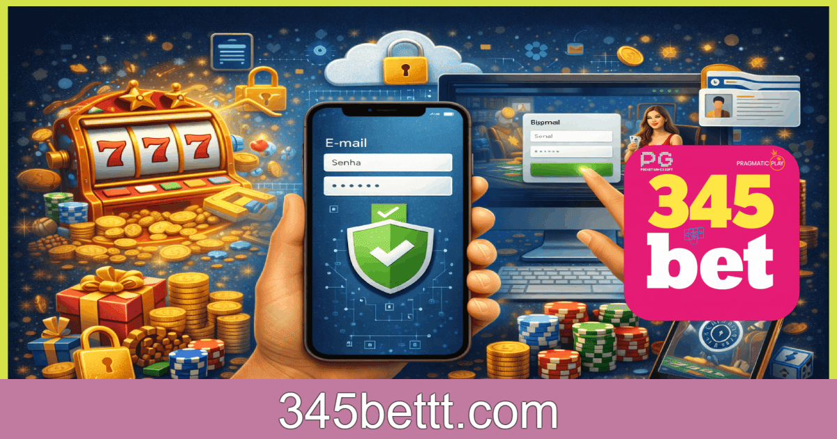 Cadastro 345BET Brasil com registro rápido, seguro e acesso completo à plataforma